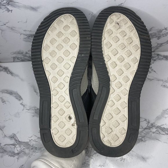 Everlane The Trainer Women 8.5 Gray Leather Casual Sneaker Everyday Shoe Lace Up - Picture 5 of 8